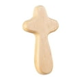 thumbnail image 3 of Cruz de madera para sostener la mano de la mano Cross decorativa Decorativa Tamaño de la palma Cross Cross Holding Cross Small For Table Christmas Color de madera, 3 of 8