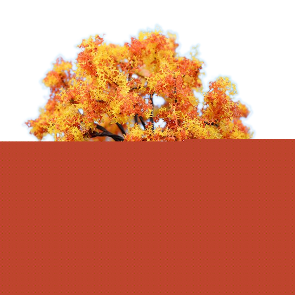 Style 1, variant on Jiibva 1 Pcs Model Trees Mini Layout Rainforest Plastic Train Tree Garden Landscape for Home Office Decoration