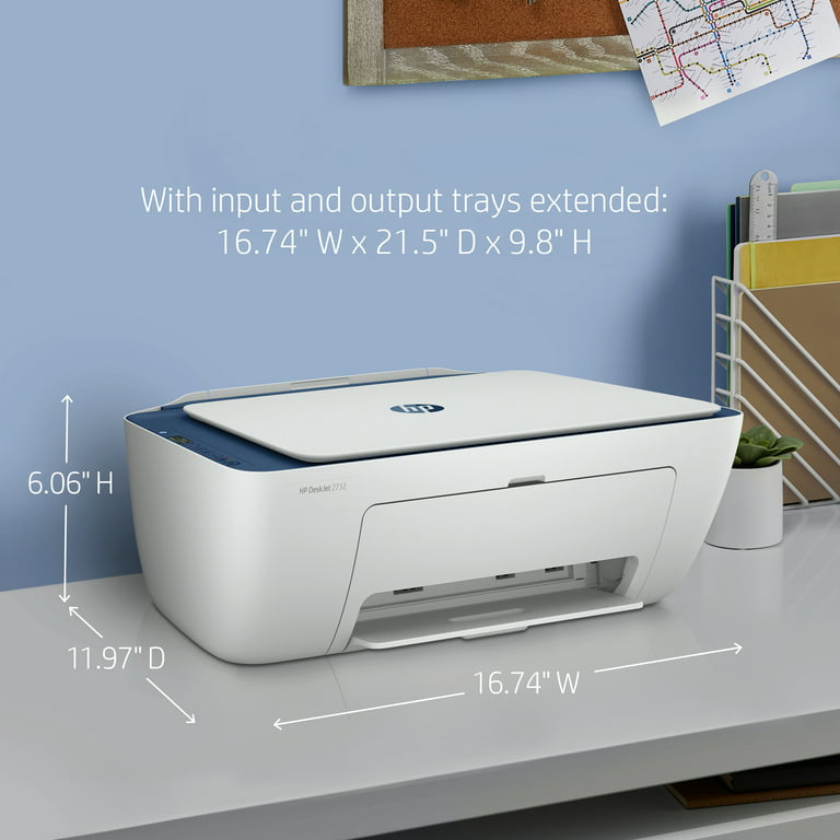 HP Deskjet 2700 All-In-One Printer Series: Wireless, Print, Copy, Scan, PDF, Wi Fi