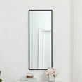 thumbnail image 2 of Metal frame rectangle mirror 14 inch in Black, 2 of 5