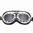 thumbnail image 3 of Vintage Harley-Inspired Silver Motorcycle : UV Protection, Windproof Design for Off-Road Riding – Durable, Comfortable Fit with Enhanced Visibility, Versatile for Outdoor Sports, In Stock Now, 3 of 5
