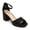 Black, variant on Jazzy Glitzy Open Till Close Back Sandal, Navy, 9