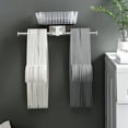 thumbnail image 2 of Yeacher Clothes Bar Pipe Wall Mounted Clothing Rack Wardrobe Clothes Display Organizer Clothes Hanger Rack Stainless Steel Hanger Storage Holder, 2 of 8