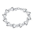 thumbnail image 1 of Pulsera de la joyería de la pareja pulsera completa en forma de corazón pulseras en forma de corazón, 1 of 8