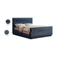 thumbnail image 2 of Meridian Furniture Paxton Navy Chenille Fabric Queen Bed, 2 of 8
