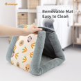 thumbnail image 4 of Niteangel Cama Tienda Plegable para Cobayas y Túnel Calentito para Conejos, Hurones, Chinchillas, Conejitos, Ratas u Otros Animales Pequeños, 4 of 6