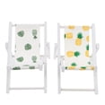thumbnail image 4 of 2Pcs Modèles de Chaise de Plage Décoratifs Mini Ornements Paysagers Accessoires de Photographie, 4 of 9