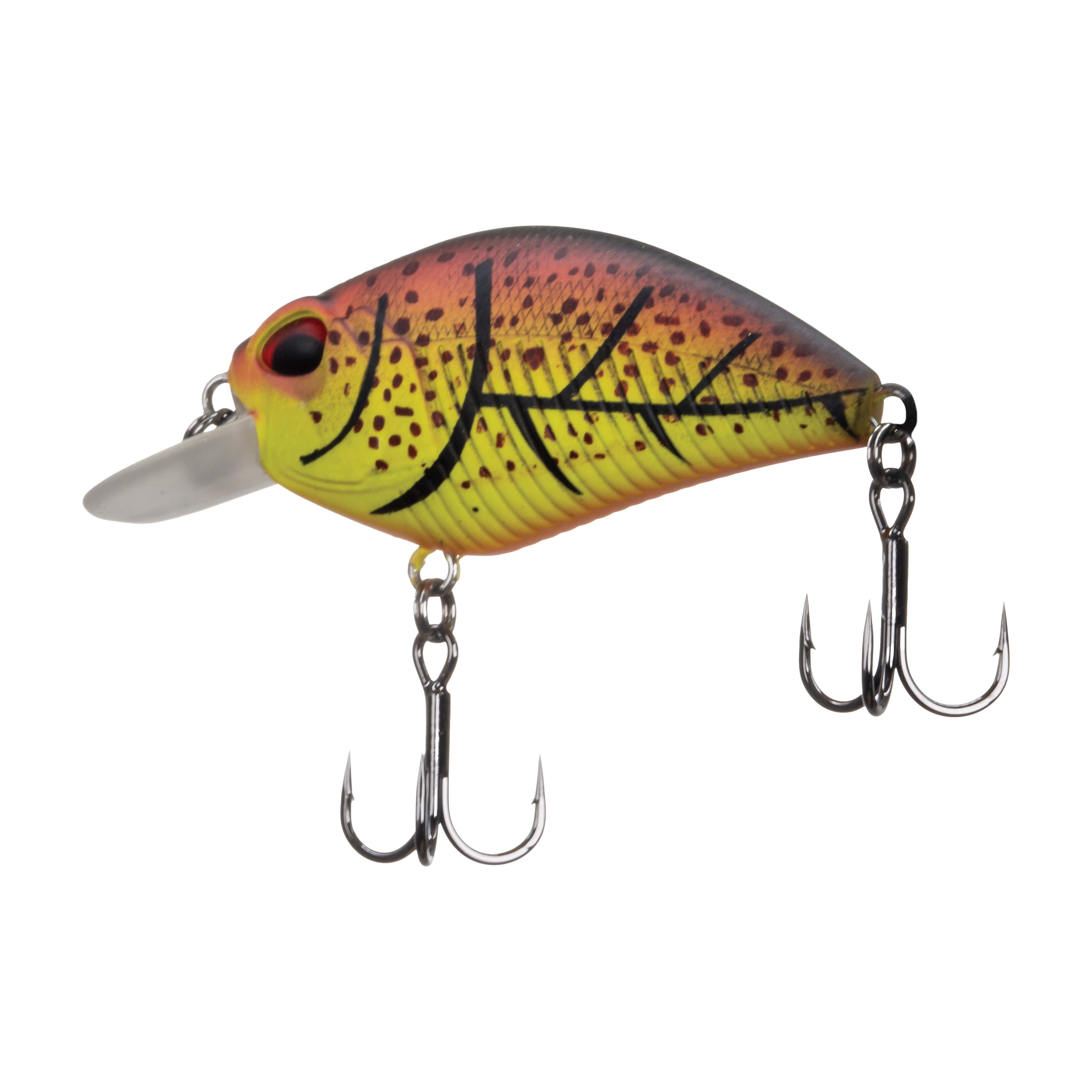(2 pack) Ozark Trail Freshwater Crankbait Fishing Lure, Brown Craw, 1/3 oz