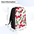 thumbnail image 2 of Lafuoo Cherry Pattern Single-sided Backpack, Waterproof with Computer Compartment, Suitable for Business, Travel, Sports-One Size, 2 of 6