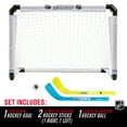 Franklin Sports NHL Mini Hockey Light Up Goal Set