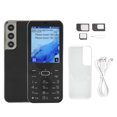 thumbnail image 1 of Pantalla de 2,8 pulgadas Teléfono celular para personas mayores Voz fuerte Botón grande 1000 mAh Alta capacidad con funda protectora Teléfono con botón desbloqueado con tarjeta dual 2G Negro, 1 of 8