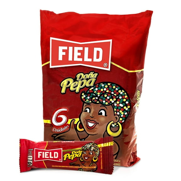 Field Dona Pepa Peruvian Chocolates Cookies 6 Count Bag