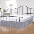 thumbnail image 4 of CHUANK Cottington Lane Ruffled Bed Skirt- Microfiber- White  Queen 16 Inch Drop Split Corner Bed Skirt With Platform, 4 of 5