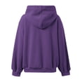 thumbnail image 5 of lnmuld Women's Cat Dog Pouch Hoodie Oversized Sherpa Teddy Plush Pet Carrier Pullover Sweatshirt with Kangaroo Pocket Drawstring Long Sleeve Size:L, 5 of 6
