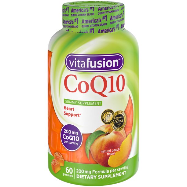 Vitafusion CoQ10 (Coenzyme Q10) Gummy Vitamins, 200 Mg, 60 Count