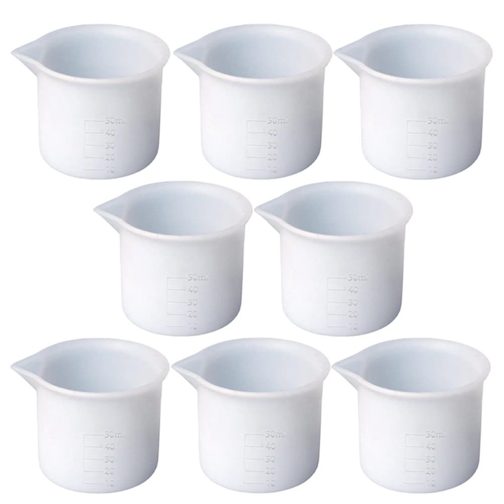 32 pcs  Epoxy Resin Mixing Cups Crafts Measuring Bowls with Scale DIY Color Modulation Tools
