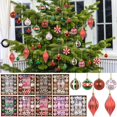 thumbnail image 4 of 36pcs Christmas Balls Set, CXALSSY Unbreakable Christmas Balls on Sale, Multicolor Plastic XMAS Tree Ball, XMAS Balls Ornaments Decorations, 4 of 4