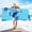 B, variant on Fwttom Microfiber Beach Towel Super Lightweight Colorful Bath Towel Sandproof Beach Blanket Multi-Purpose Towel For Travel Swimming Pool, Camping Essentials and Beach Essentials