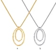 thumbnail image 3 of Collar de cadena exquisito Qarigey estilo Vintage colgantes para mujer Plata, 3 of 6