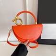 thumbnail image 2 of ibiyuan Tote Bags For Women Modern Craft Semi Circular Elegant Shoulder Crossbody Handbag for Women, Sophisticated Versatile Everyday Carry Purse Gifts For Women, 2 of 5