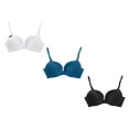 thumbnail image 3 of Paquete 3 Brasier Doble Push Up Tatys Fashion Aumenta Hasta 2 Tallas Tatys Fashion 6075-1, 3 of 6