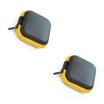 thumbnail image 6 of FRCOLOR 2pcs Portable Carrying Hard Case for Earphones- Small Storage Box with Mesh Pocket- Bag for Headphones, Earbuds, USB Cable, 6 of 8