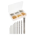thumbnail image 1 of OULII 1Set Assorted Color Small Screw Eye Pins Water Resistant Threaded Clasp Hooks for DIY Jewelry Making, 1 of 8