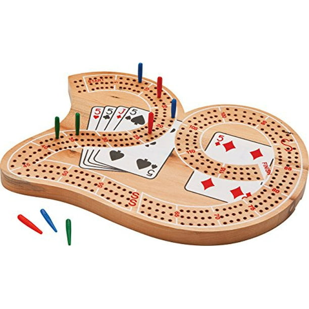 Mainstreet classics Wooden 29 cribbage Board game Set
