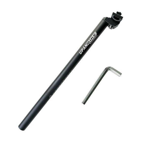Upanbike Bike Seat Post Diameter 25.4/27.2/28.6/30.4/30.9/31.6mm Extra Long 17.7inch Aluminum Alloy Bicycle Seatpost (Φ25.4mm)