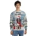 thumbnail image 4 of Merry Christmas English Springer Spaniel Enjoys Woofmas Winter Xmas Holiday All Over Print 3D Sweatshirt Unisex Merch Springers Dog Lover Gifts - 02022, 4 of 6