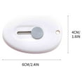 thumbnail image 2 of LuxeLiving Mini Portable Utility Knife, 6x4cm Plastic for Opening Couriers Paper, Keychain Design Safe Easy to Carry, Student Office Tool, 2 of 2