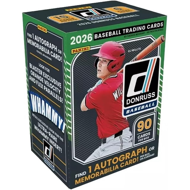 2026 Panini Donruss Baseball Trading Card Blaster Box
