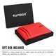 thumbnail image 5 of Cartera RUNBOX RFID de piel para hombre y mujer con 2 ventanas de identificación, 5 of 5
