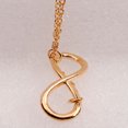 thumbnail image 4 of Boho Infinity Waist Chain Infinity Endless Love Belly Chains Gold Lucky Number 8 Body Chain Vintage Chain, 4 of 5