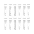 thumbnail image 1 of Bewildely Paquete de 12 soportes verticales para persianas, Clips para el hogar, el Hotel, la sala de estar, el baño, repuestos para cortinas, Tratamientos de ventanas, 1 of 6