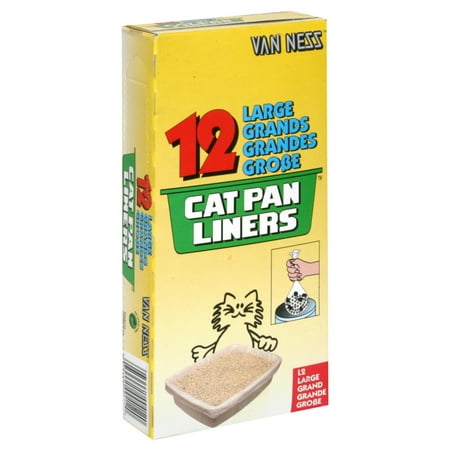 - Van Ness, Cat Litter Box Liners, Large, 12 count