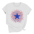 thumbnail image 4 of Women 4th of July Shirts American Flag T-Shirt Patriotic Graphic Tees Casual Summer Tops, 4 of 6