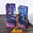 thumbnail image 2 of Pompotops Valentines Day Gifts for Her, Colorful Galaxy Artificial Rose Flower Gift for Mother's Day Wedding Anniversary Valentine's Christmas Birthday, 2 of 9