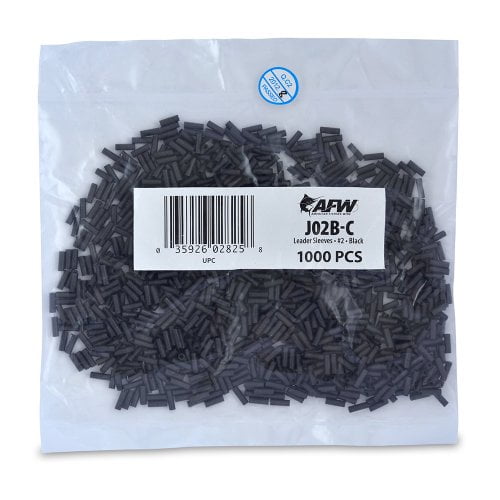 Details about   American Fishing Wire Single Barrel Crimp Sleeves 100 pcs 