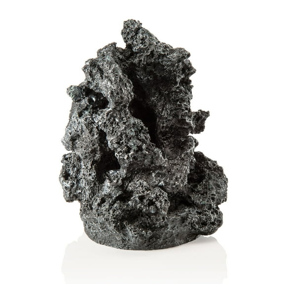 biOrb Black Mineral Stone Sculpture - Aquarium Decor