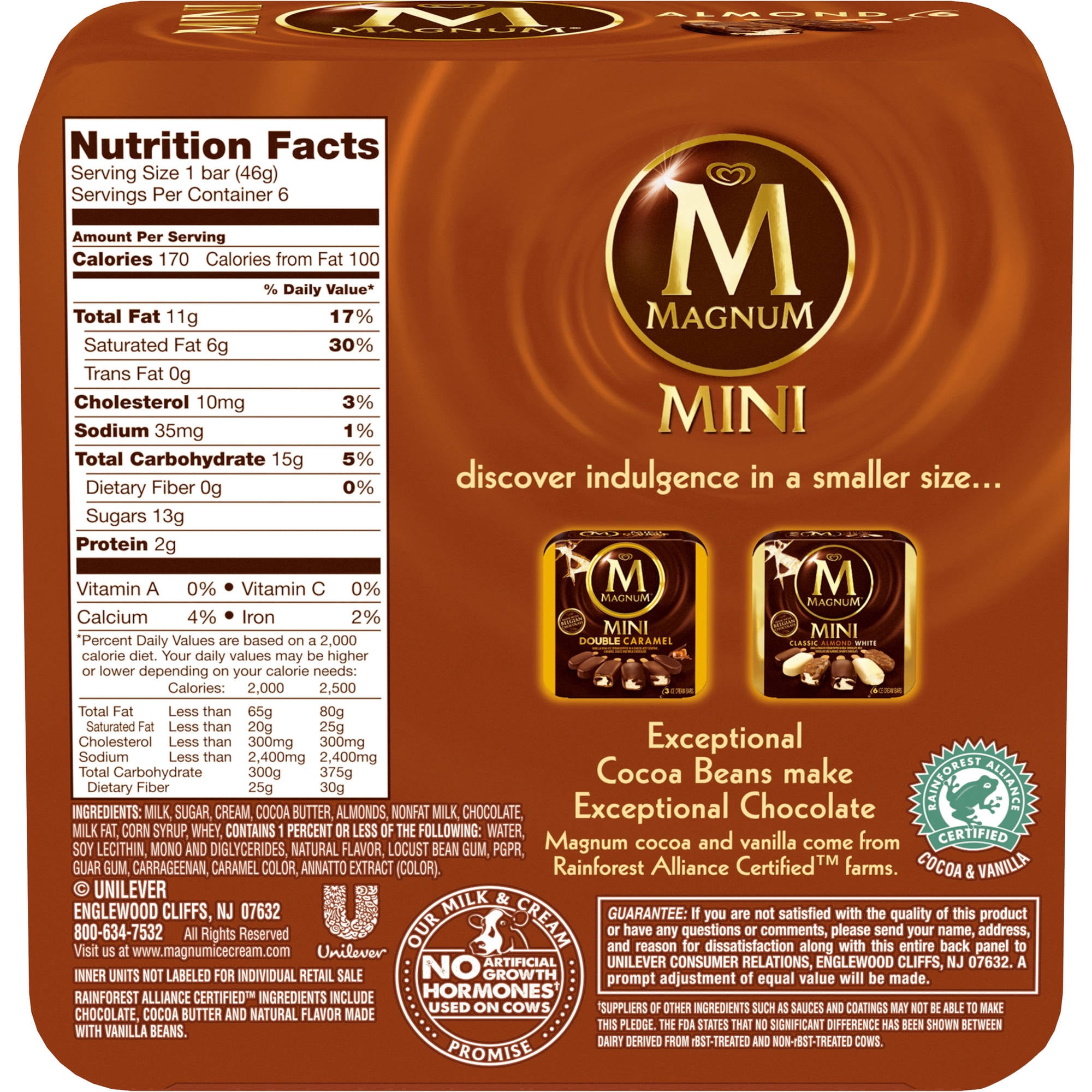 Magnum Ice Cream Nutrition Label Besto Blog