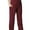 Burgundy, variant on Adar Universal Unisex Natural-Rise Drawstring Tapered Leg Pants Tall