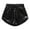 Black, variant on FNFYFH Athletic Shorts for Girls Drawstring Waisted Short Pants with Pockets Kids Running Shorts,Pink