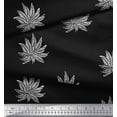 thumbnail image 2 of Soimoi Rayon Fabric Leaves Block Print Fabric by The Yard 56 Inch Wide, 2 of 5