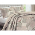 thumbnail image 2 of DORMIREAL Colcha Azucena Queen Size 3 Piezas De Color Rosa, Doble Vista, Ropa De Cama Habitación Decoración, para Todas Las Estaciones, Cómodo, Acogedor, Lavable En Casa DORMIREAL COAZQS, 2 of 9
