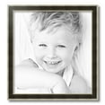 thumbnail image 2 of ArtToFrames 18" x 19" Black Panel With Silver Lip Picture Frame, 18x19 inch Multi Wood Poster Frame (WOM-5093),  Pack, 2 of 7