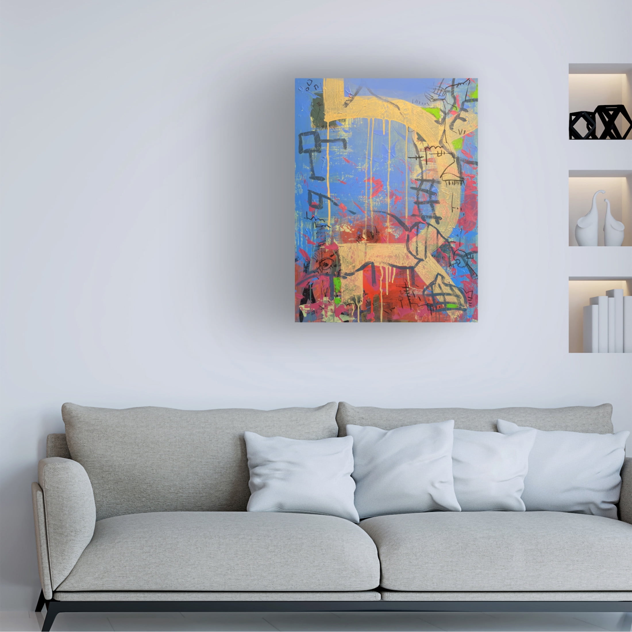 Canvas Wall Art - Randy Noble Fine Art 'Progression' Wall Art for Living Room, Bedroom, or Office Décor by Trademark Fine Art - 24 x 32 Inches