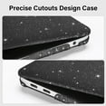 thumbnail image 2 of MOSISO Compatible with MacBook Air 13 inch Case 2025 2024 2023 2022 M4 A3240 M3 A3113 M2 A2681, Sparkly Glitter Hard Shell&Keyboard Cover&Screen Film&Pouch for MacBook Air 13.6 inch Case, 2 of 8