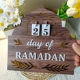 thumbnail image 4 of Sokhug Ramadan Countdown Calendar 2026 Wooden, Tabletop Decor for Home Holiday, Interchangeable Numbers, 4 of 9