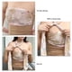 thumbnail image 5 of Top de tubo para mujer Verano Casual Floral Tie Dye Color Block Slim Fit Tube Top con correa para mujer Marrón M, 5 of 6